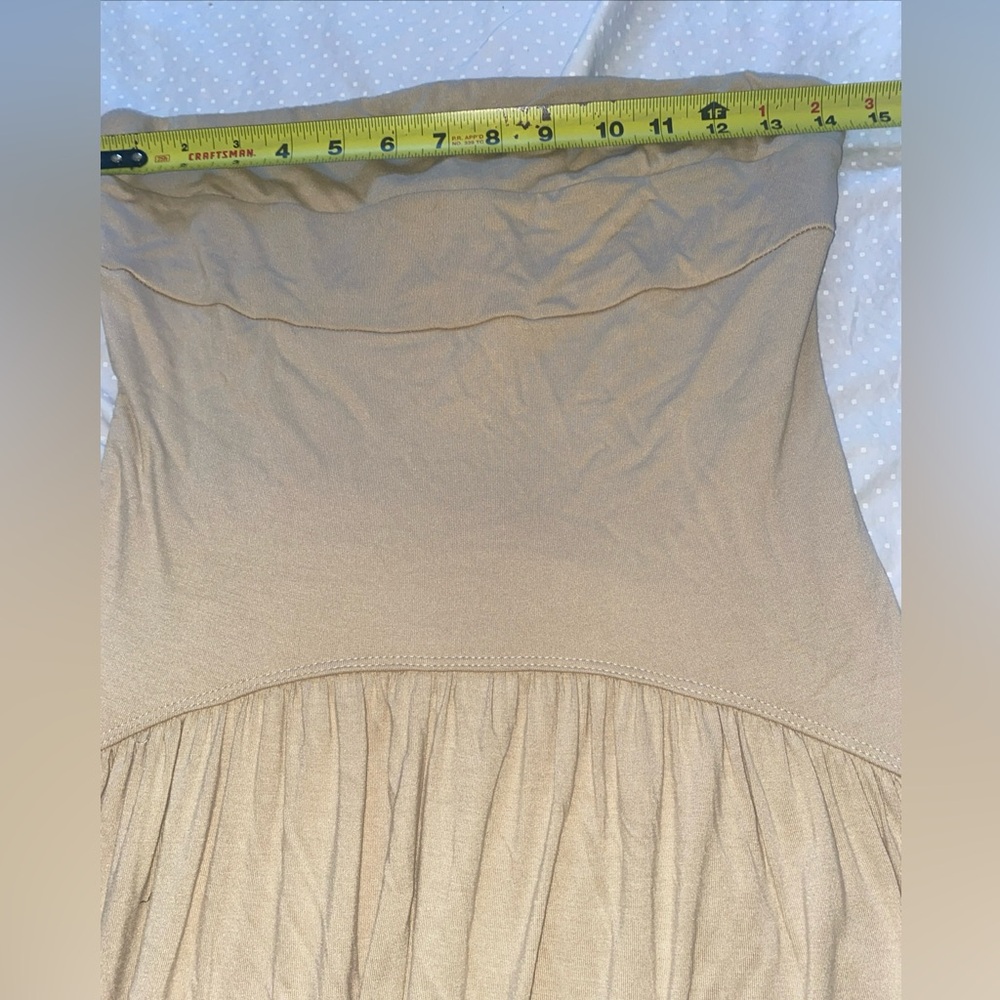 Free People Free-est Mora Drop Waist One Piece Jumpsuit Taupe Size S New Pockets - Picture 8 of 12